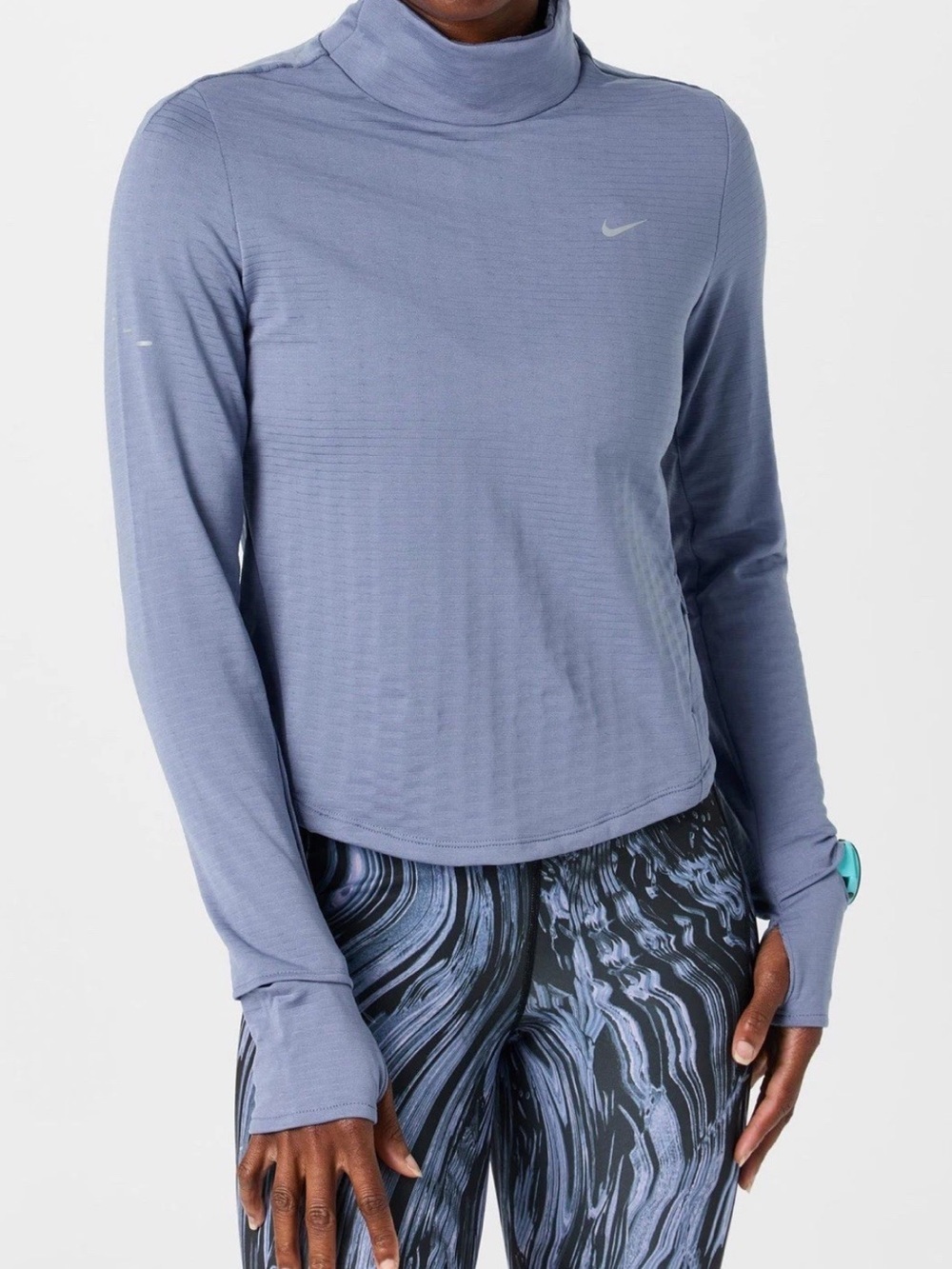Nike NWT Swift Women's Therma-FIT Turtle-Neck Running Top
